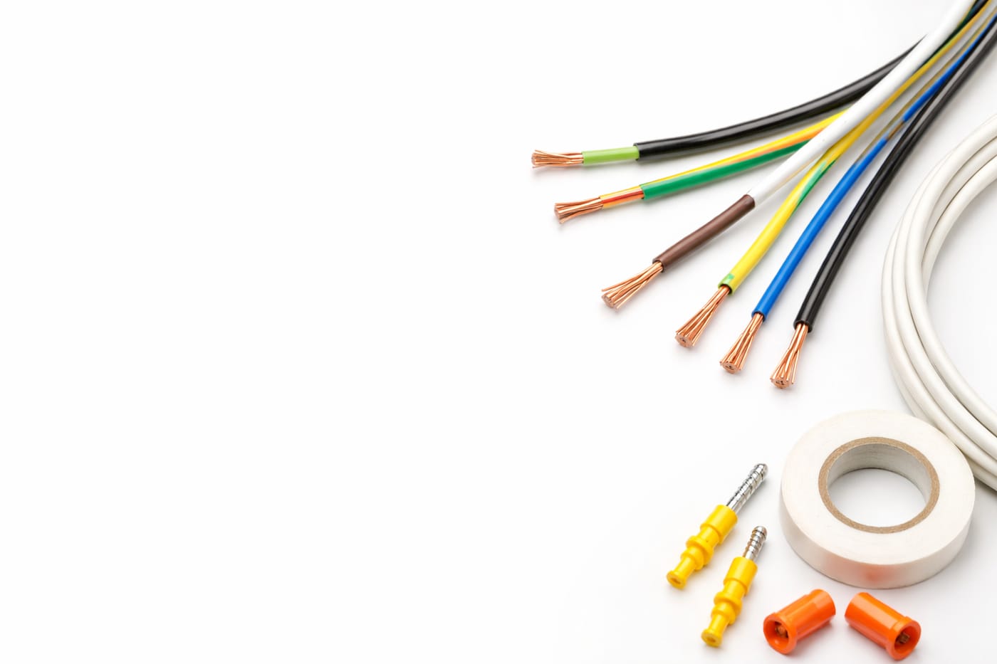 Colourful electrical wiring — SparkFlow Singapore