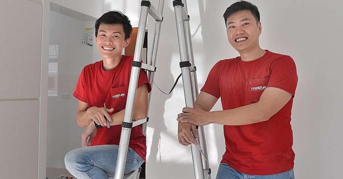 Benetton Chan (left) and Royston Chan (right), founders of SparkFlow