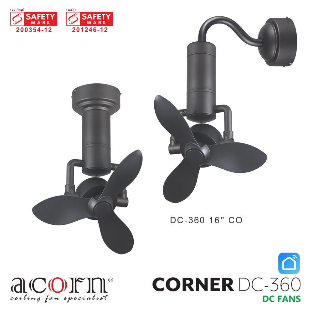Acorn Corner DC-360 Corner Fan