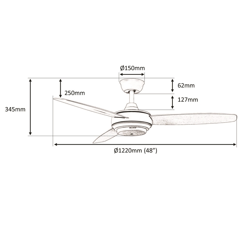 Acorn Rotatoire AC-101 Ceiling Fan