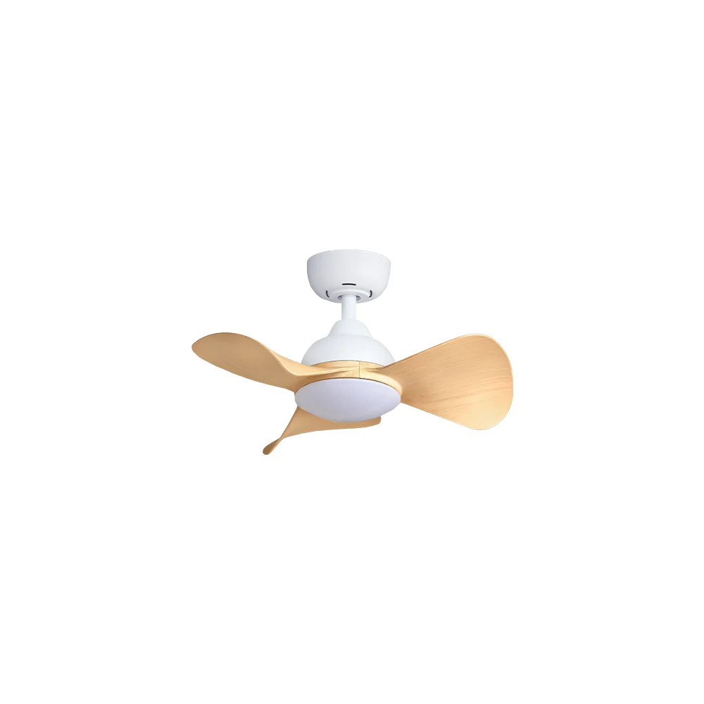 ALKOVA MILI LED Ceiling Fan — 22-inch · Maple / Matt White