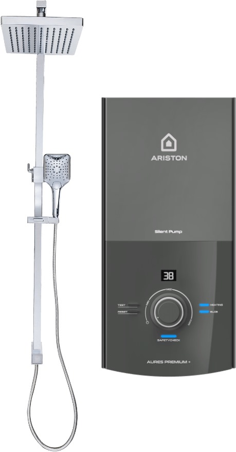 AURES PREMIUM+ 3.3P (Pump + Rain Shower)