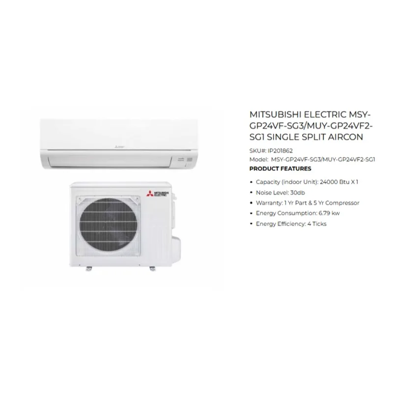 Mitsubishi Electric System 1 Inverter Aircon (MUY-GP24VF2-SG1)
