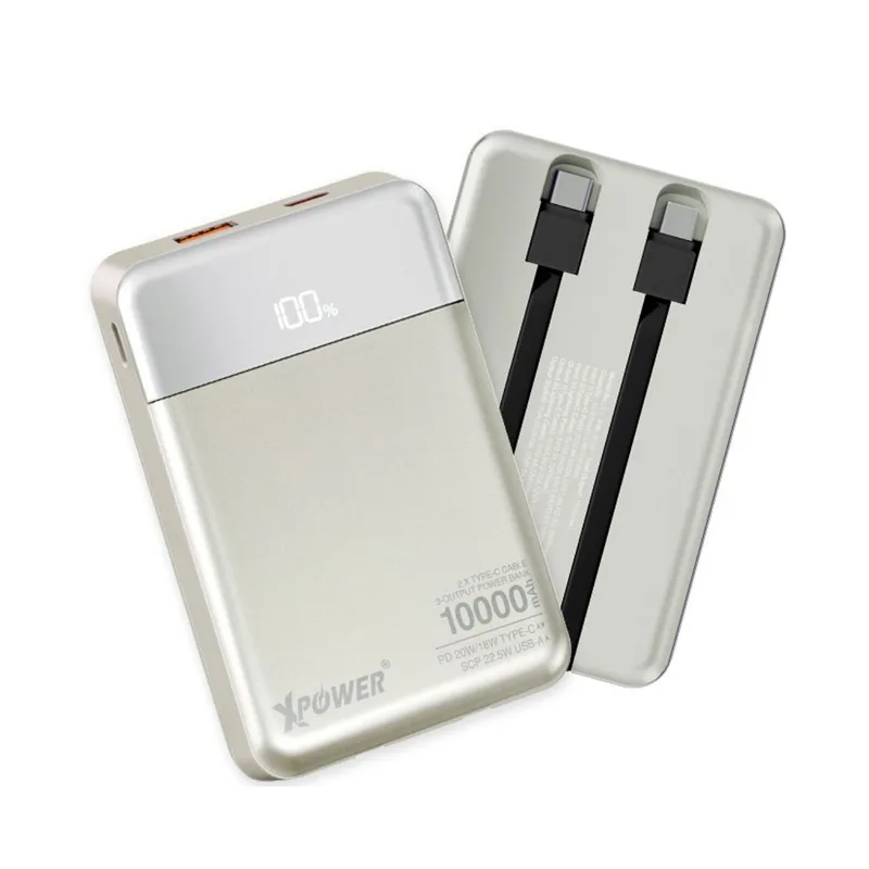 Xpower B10H Built-in Type-c X 2 Cable — Titanium