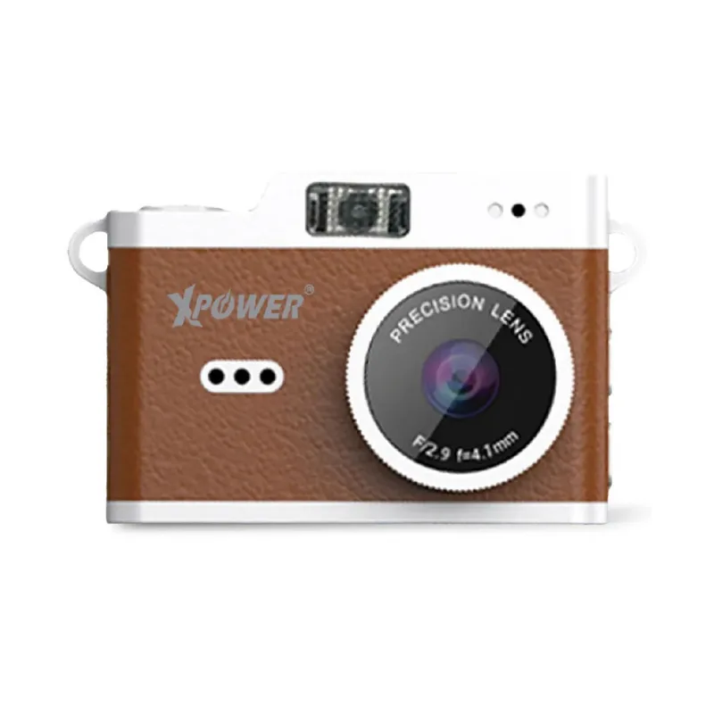 Xpower XC1 Mini Digital Camera (0.96 Display) — Brown