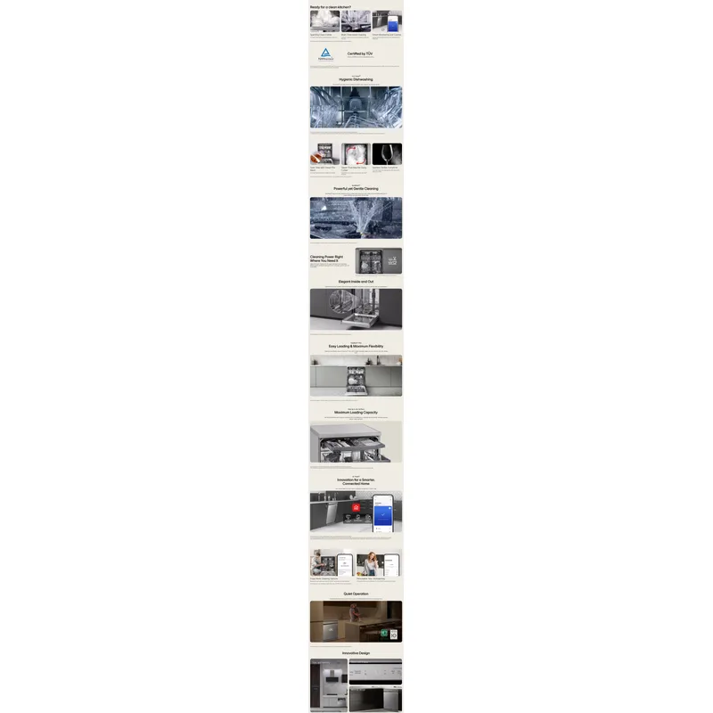 LG DFC533FV Dishwasher