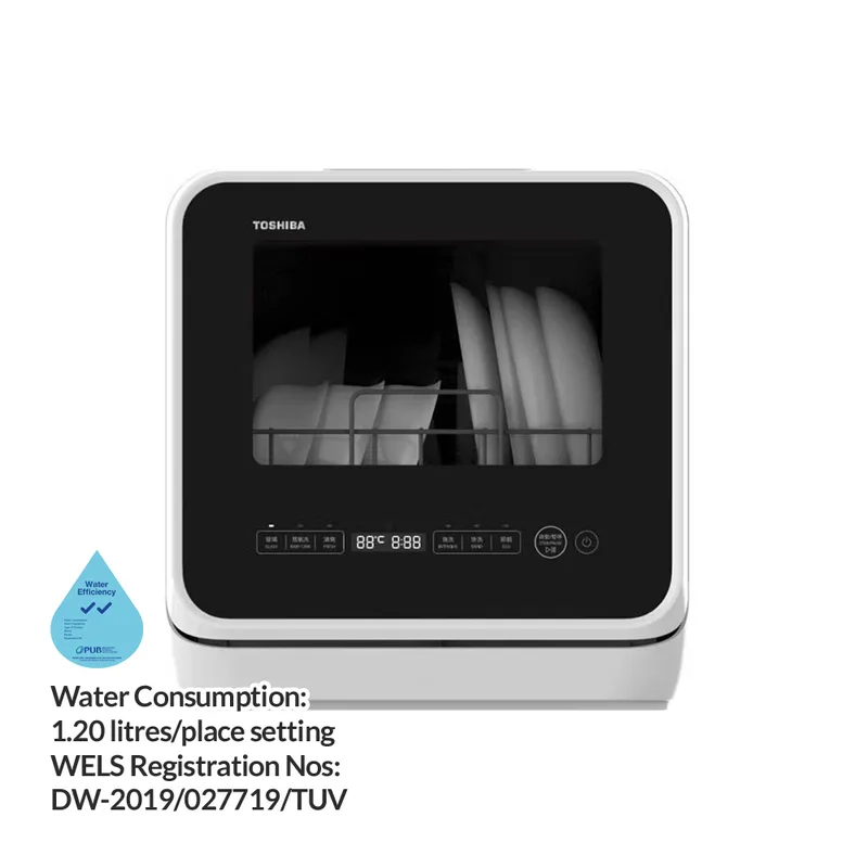 Toshiba DWS-22ASG(K) 5L Portable Dishwasher
