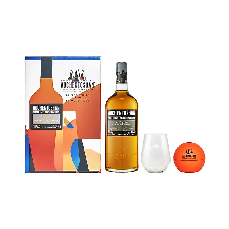 Auchentoshan 18 YRS FESTIVE GIFT SET Single Malt Scotch Whisky
