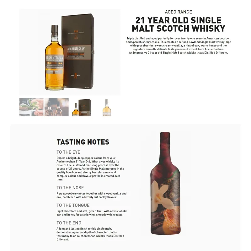 Auchentoshan 21 YRS Single Malt Scotch Whisky