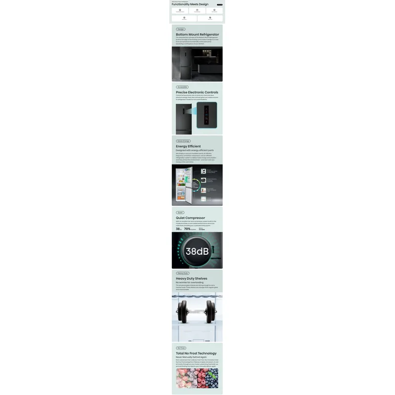 Hisense RB390N4SSV 304L 2 Door Fridge