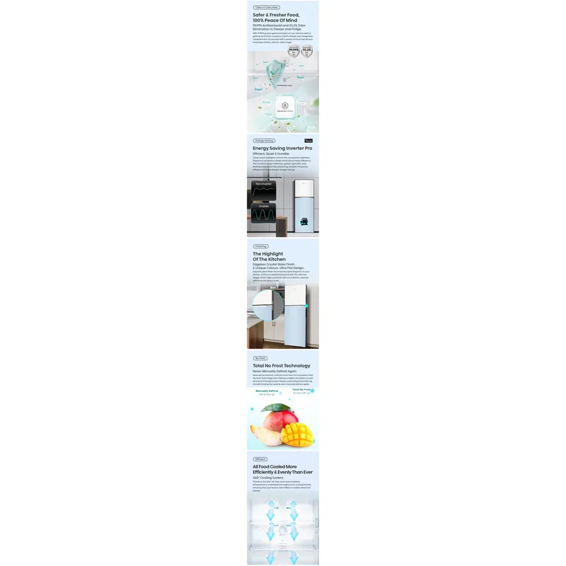 Hisense RT469N4SW-LBU 327L 2 Door Fridge