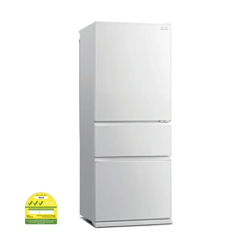 Mitsubishi MR-CGX56EX-GWH-P 450L 3 Door Fridge