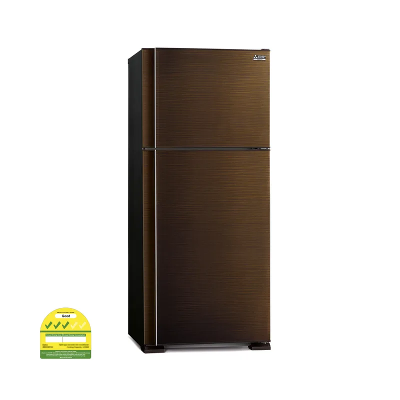 Mitsubishi MR-F62EX-BRW-P 510L 2 Door Fridge