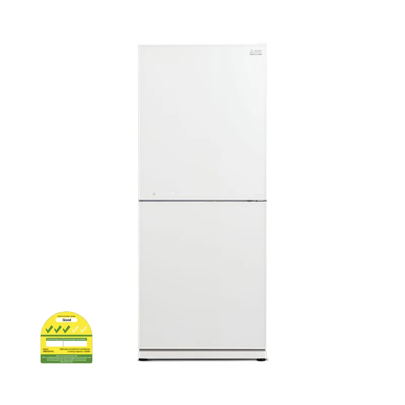 Mitsubishi MR-HGS52EX-GWH-P 421L 2 Door Fridge