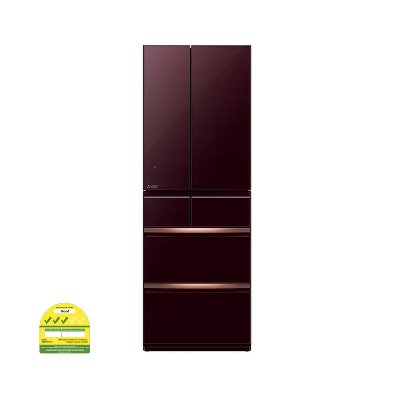 Mitsubishi MR-WX52G-BR-P 507L 6 Door Fridge