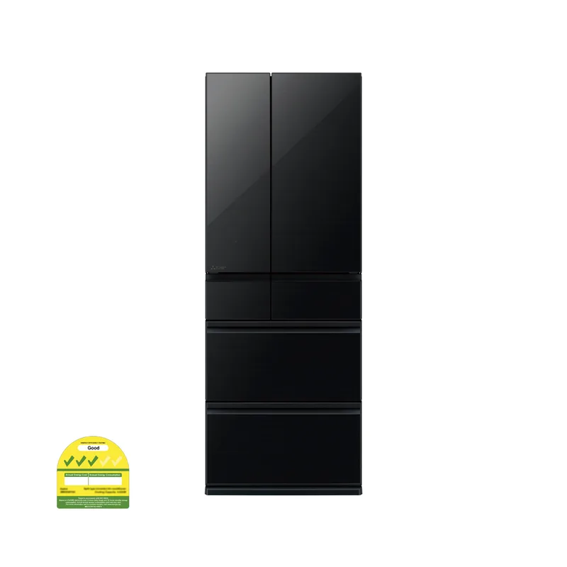 Mitsubishi MR-WZ61K-B-P 608L 6 Door Fridge