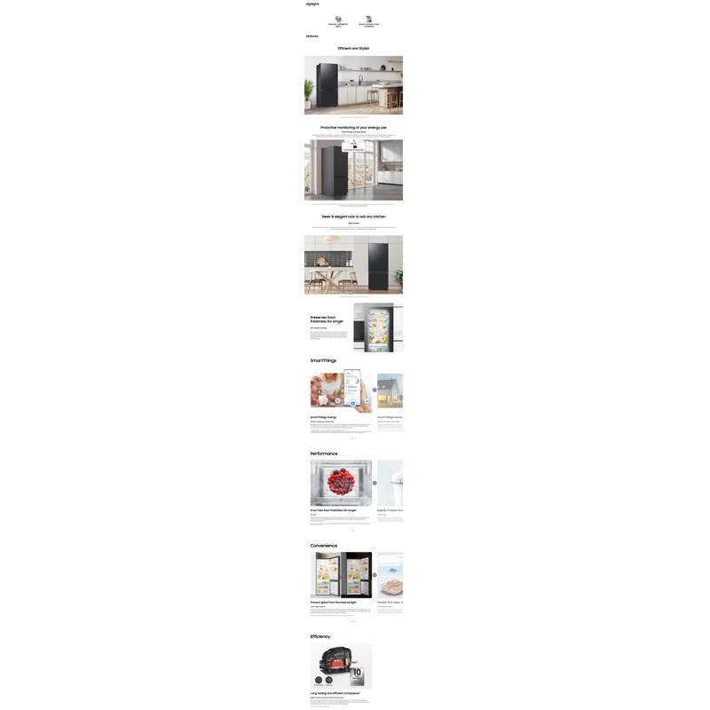Samsung RB43DG6005S9SS 427L 2 Door Fridge