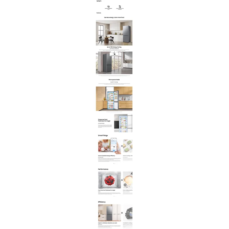 Samsung RB45DG600EB1SS 458L 2 Doors Fridge