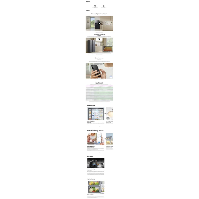 Samsung RS70F65Q3TSS 655L Side By Side Fridge