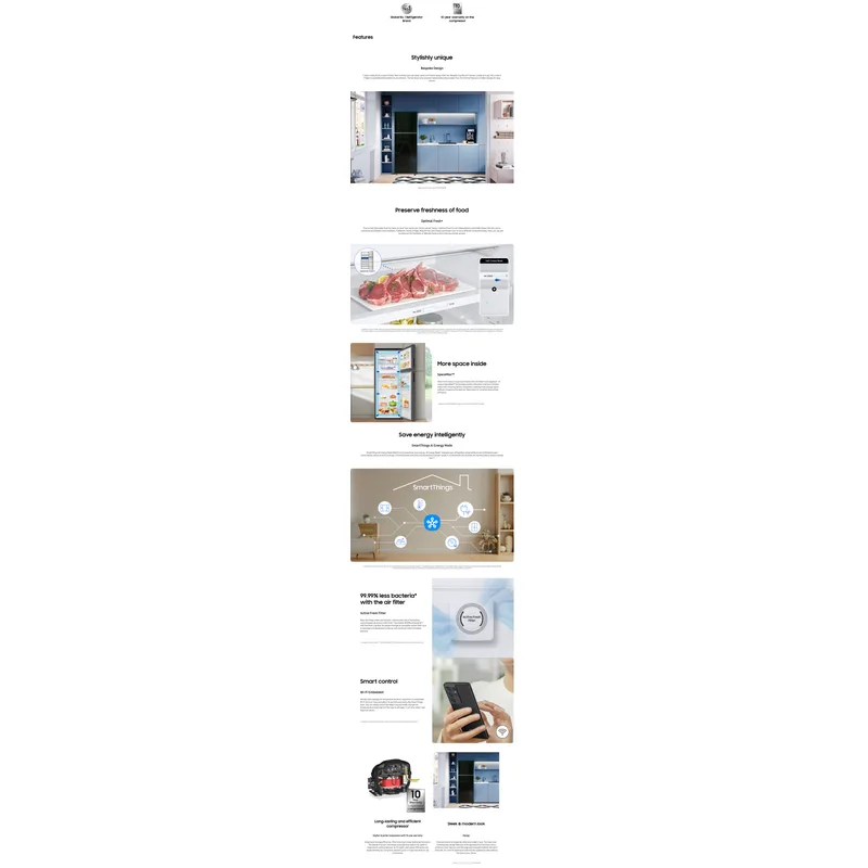 Samsung RT31CB5644C2SS 301L 2 Door Fridge