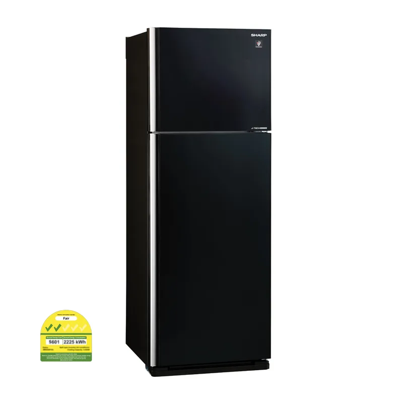 Sharp SJ-PG39P-BK 394L 2 Door Fridge