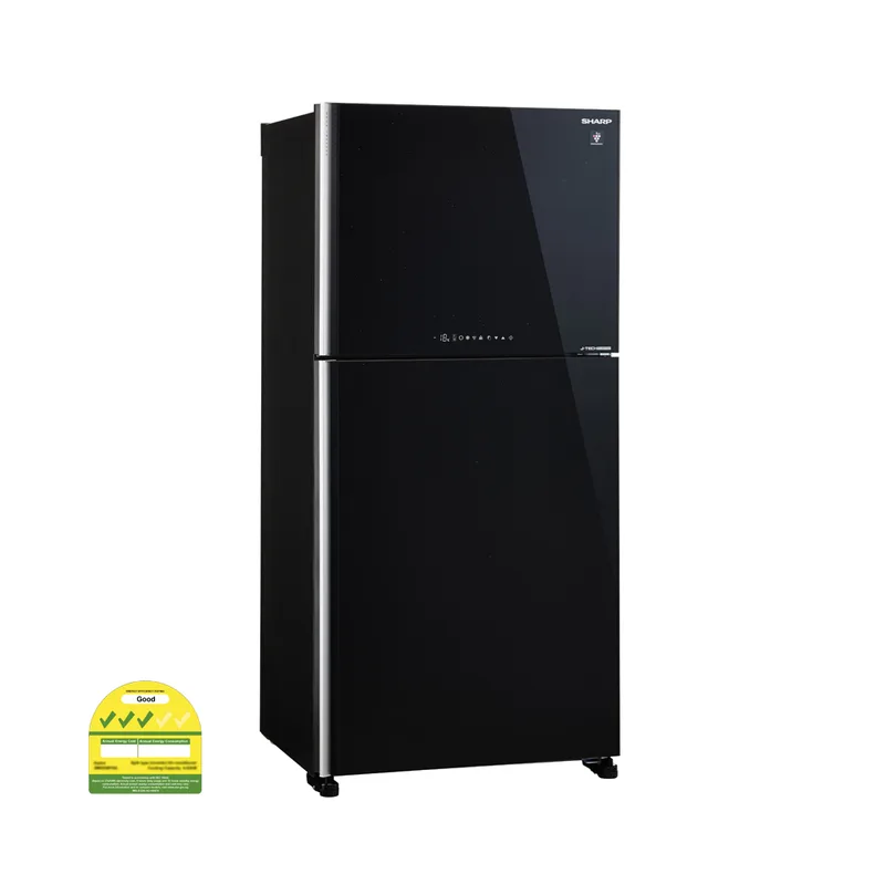 Sharp SJ-PG51P2-BK 512L 2 Door Fridge