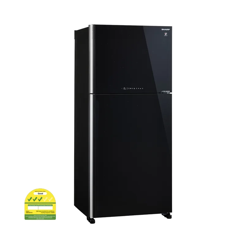 Sharp SJ-PG55P2-BK 554L 2 Door Fridge