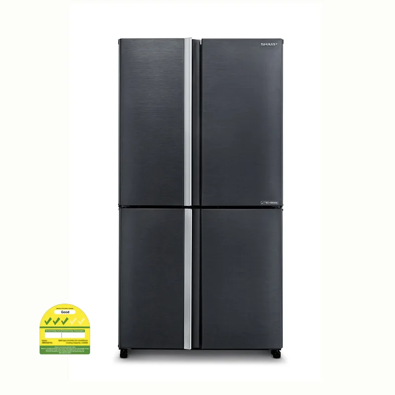 Sharp SJ-VX57ES-DS 567L 4 Door Fridge