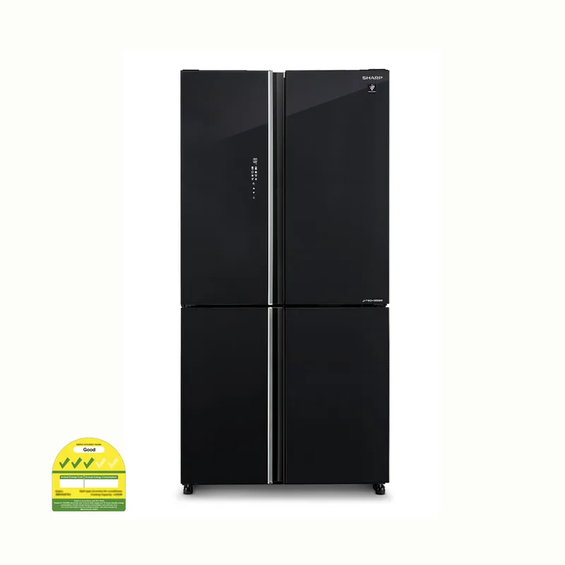 Sharp SJ-VX57PG-BK 567L 4 Door Fridge
