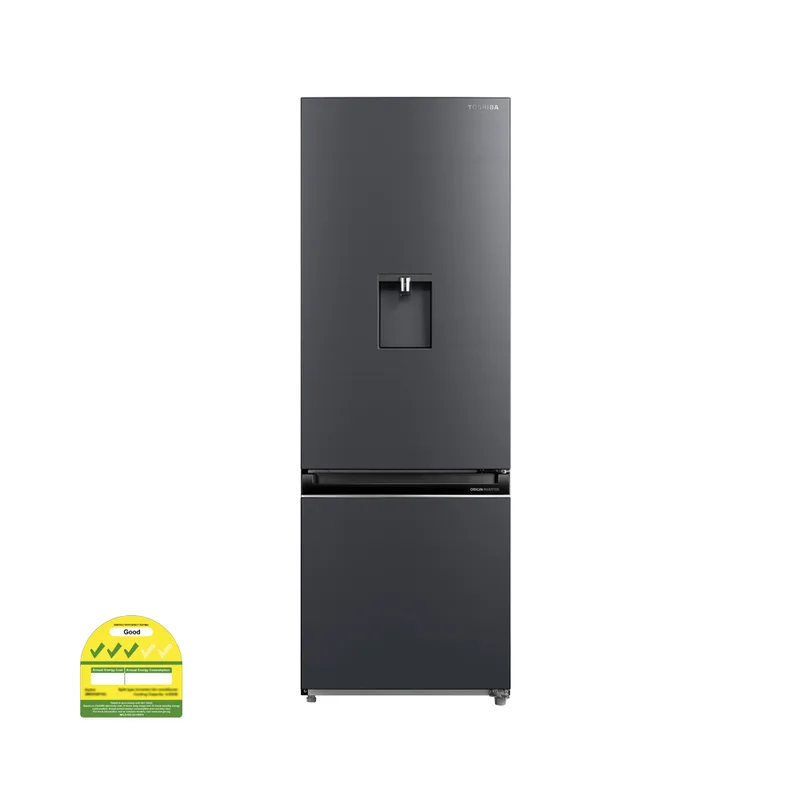Toshiba GR-RB405WE-PMX(06S) 322L Bottom Mount Fridge