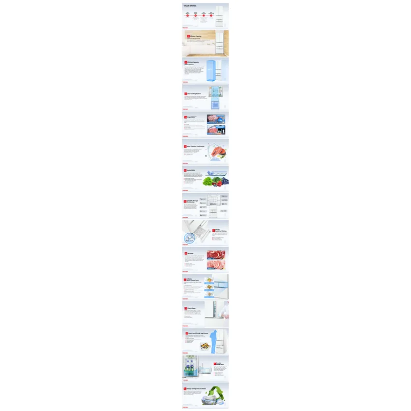 Toshiba GR-RM593WE-PGX(B3) 451L Multi-door Fridge
