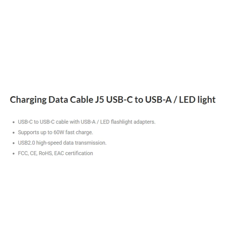 Acefast J5 CHARGING DATA CABLE Multi-function
