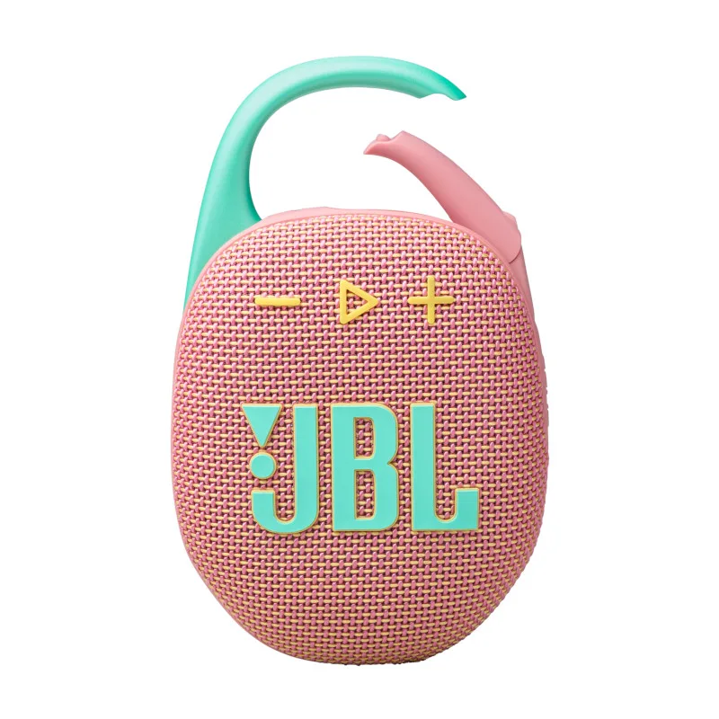 JBL CLIP 5 Ultra-portable Bluetooth Speaker — Pink