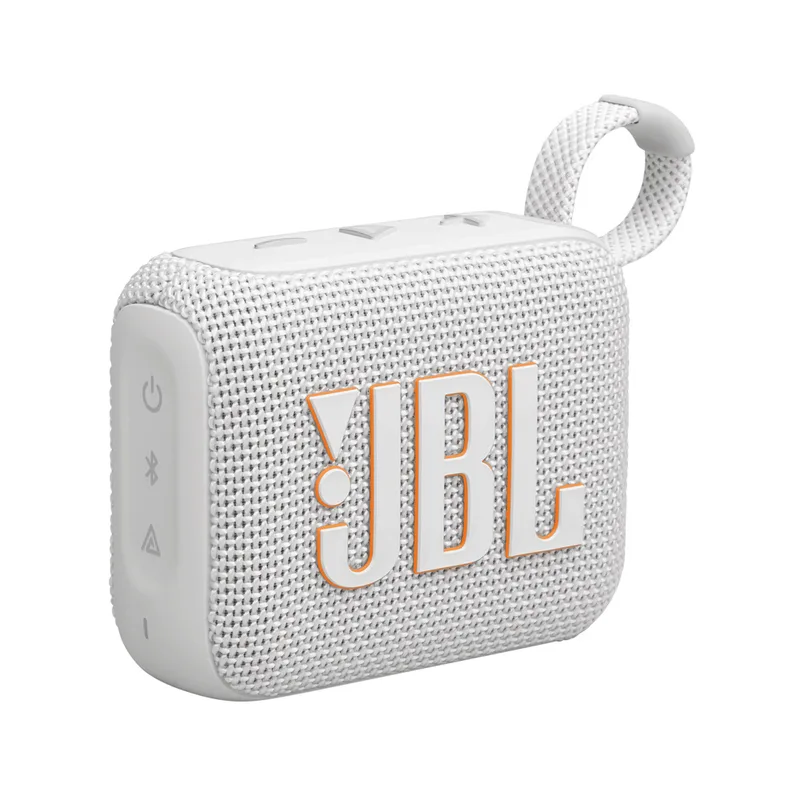 JBL GO 4 Ultra-portable Bluetooth Speaker — White