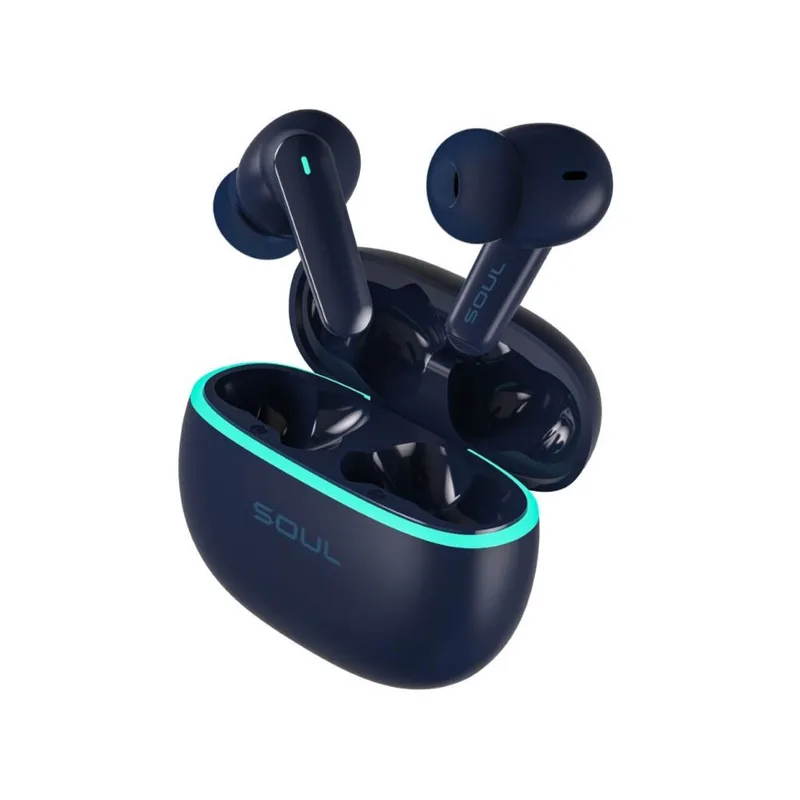 Soul S-LIVE 50 PREMIUM Low Latency Wireless Earbuds — Navy Blue