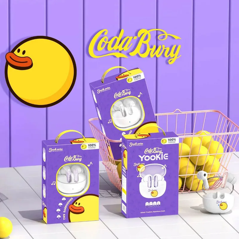 Yookie CODABURY True Wireless Earbuds — Purple