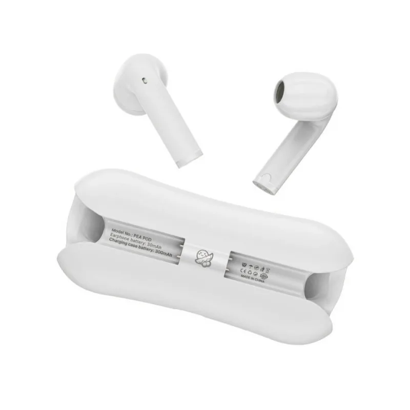Yookie PEA POD True Wireless Earbuds — White