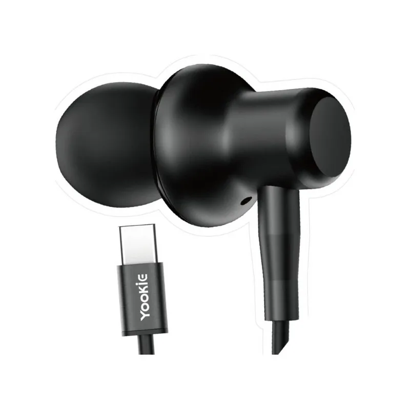 Yookie X-BOOM Wired Earphones — Black