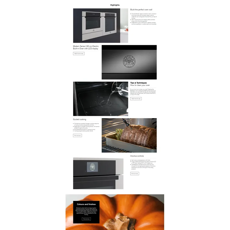 Bertazzoni F6011MODELX 76L 60CM Built-in Oven