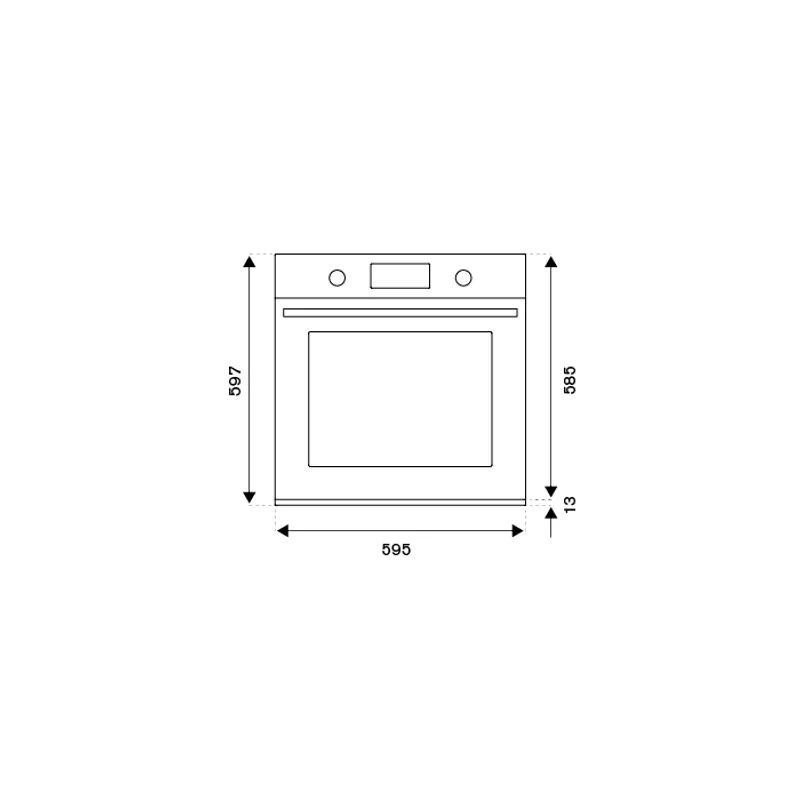 Bertazzoni F6011MODVPTX 76L 60CM Built-in Oven