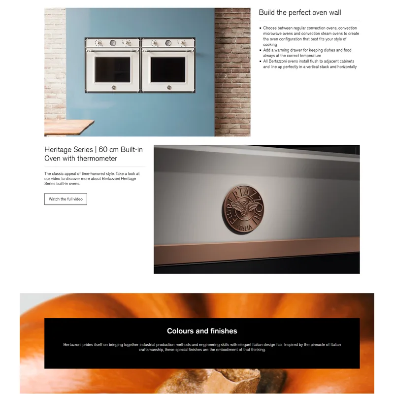 Bertazzoni F609HEREKTAG 76L 60CM Built-in Oven