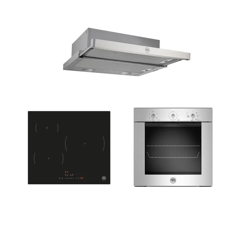Bertazzoni K60TELXA+P603I30NV+F605MODEKXS 60CM Telescopic HOOD/60CM Built-in Induction Hob