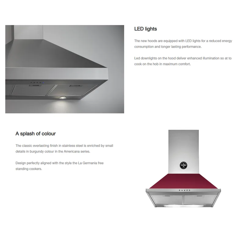 Bertazzoni KPL60PLAG1XA 60CM Wall Mounted Hood