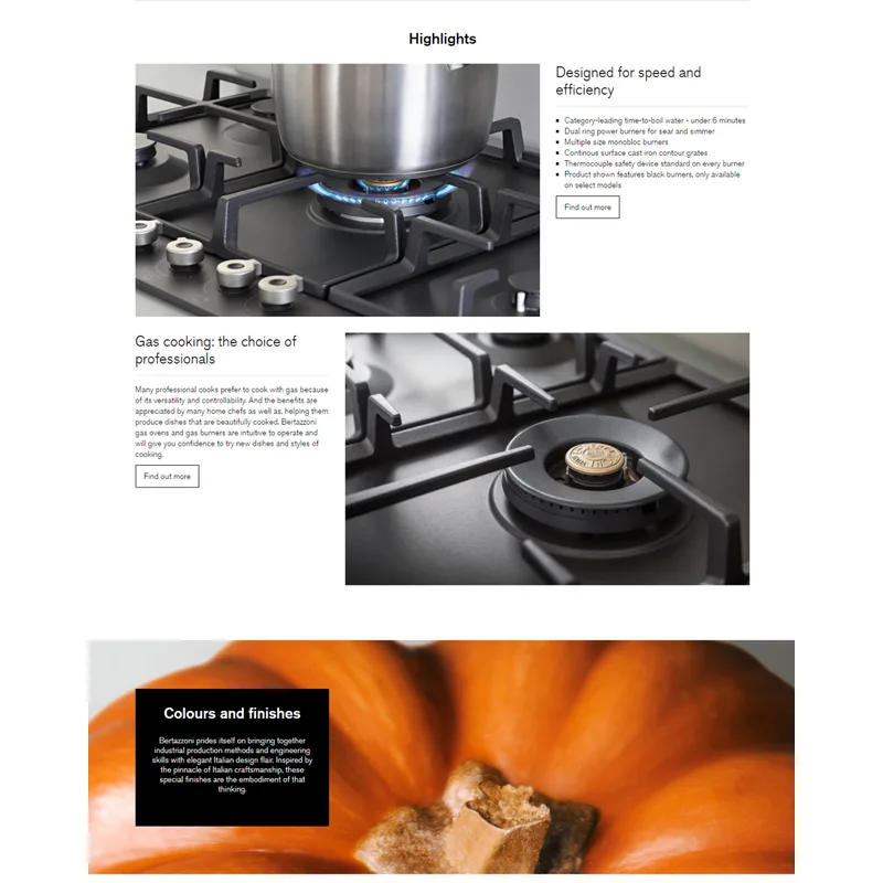 Bertazzoni P6501PROXE 60CM Built-in Hob