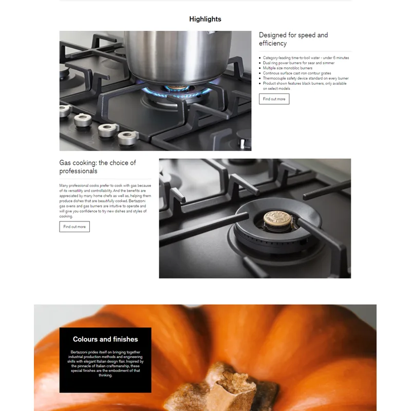 Bertazzoni P9501PROXE 90CM Built-in Hob
