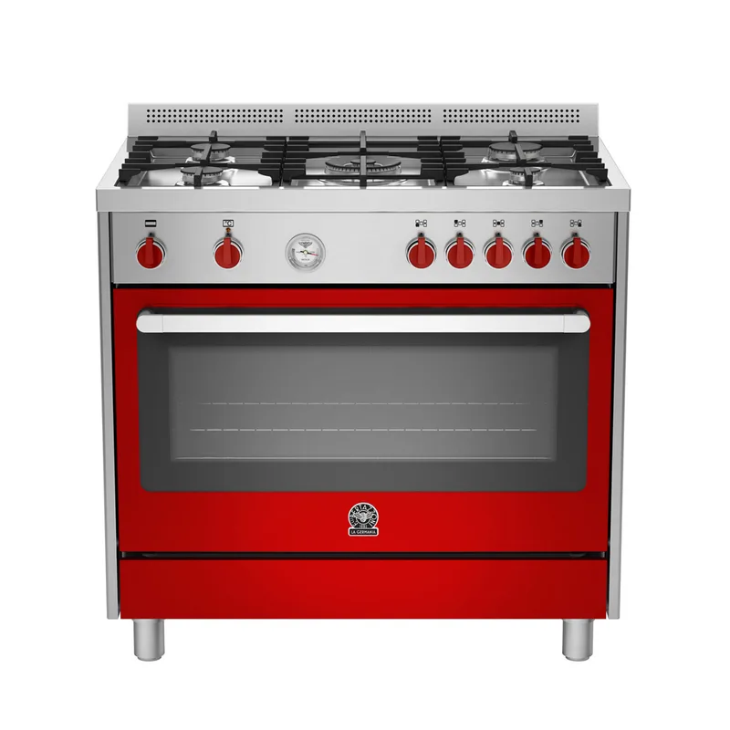 La Germania RIS-95C61LBX-RD 90CM Free Standing Cooker