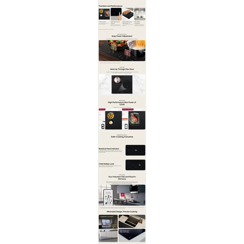 LG CI7Z2438BA 60CM Induction Hob