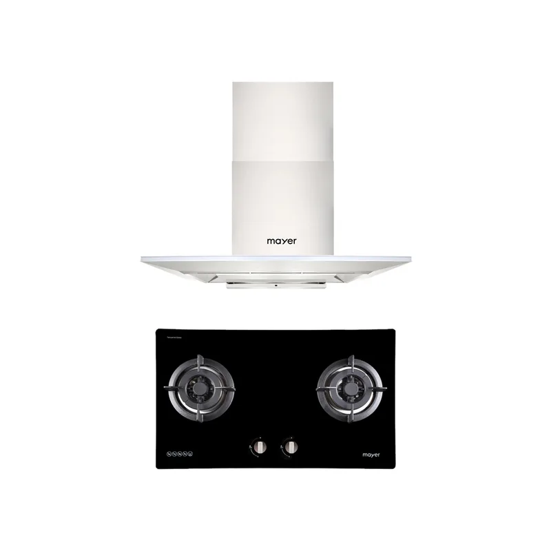 Mayer MMC-H905+ MMGH772HI 90CM Chimney Glass Hood