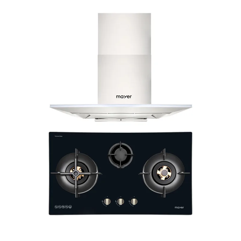Mayer MMC-H905+ MMGH7731HI 90CM Chimney Glass Hood