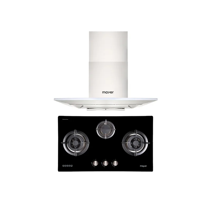 Mayer MMC-H905+ MMGH773HI 90CM Chimney Glass Hood